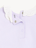 Cotton Rich Frill Collar Sweater