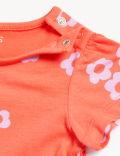Pure Cotton Floral T-Shirt
