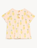 3pk Pure Cotton Lemon & Plain T-Shirts