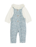 2pc Cotton Rich Floral Outfit (0-3 Yrs)