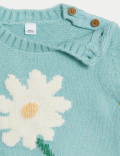 Cotton Rich Floral Jumper (0-3 Yrs)