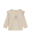 Pure Cotton Bunny Slogan Top (0-3 Yrs)