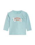 Pure Cotton Slogan Top (0-3 Yrs)