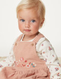 3pc Cotton Rich Floral Outfit (0-3 Yrs)