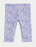 Cotton Rich Floral Leggings (0-3 Yrs)