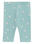 Cotton Rich Spot Leggings (0-3 Yrs)