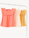 3pk Pure Cotton Tops