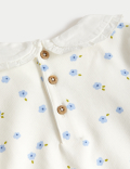 Cotton Rich Floral Sweatshirt (0-3 Yrs)