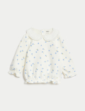 Cotton Rich Floral Sweatshirt (0-3 Yrs)