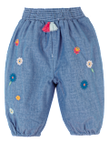 Pure Cotton Chambray Trousers