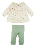 2 Piece Bird Print Outfit (0-3 Yrs)