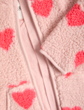 Borg Heart Jacket (0-3 Yrs)