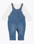 2pc Dungaree Outfit (0-3 Yrs)