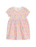 Pure Cotton Ditsy Floral Dress (0-3 Yrs)