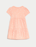 Pure Cotton Spot Dress (0-3 Yrs)