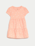 Pure Cotton Spot Dress (0-3 Yrs)