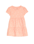 Pure Cotton Spot Dress (0-3 Yrs)