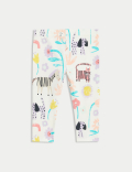 2pk Cotton Rich Printed Leggings (0-3 Yrs)