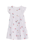 Pure Cotton Watermelon Dress (0-3 Yrs)