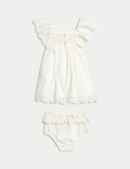 2pc Pure Cotton Dress Outfit (0-3 Yrs)