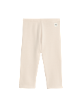 Cotton Blend Fleece Lined Leggings (0-3 Yrs)