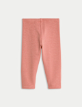 Cotton Blend Fleece Lined Leggings (0-3 Yrs)