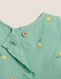 Pure Cotton Lemon Print Top (0-3 Yrs)