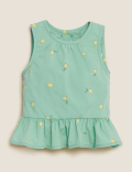 Pure Cotton Lemon Print Top (0-3 Yrs)