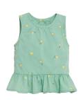 Pure Cotton Lemon Print Top (0-3 Yrs)