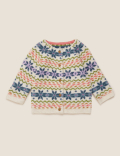 Fair Isle Button Through Cardigan (0-3 Yrs)