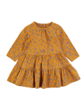 Cotton Flower & Leopard Print Dress (0-3 Yrs)