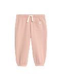 Cotton Blend Fleece Lined Joggers (0-3 Yrs)
