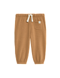 Cotton Blend Fleece Lined Joggers (0-3 Yrs)