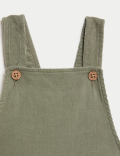2pc Pure Cotton Cord Dungaree Outfit (0-3 Yrs)