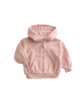 Cotton Blend Fleece Lined Zip Up Hoodie (0-3 Yrs)