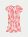 Pure Cotton Gingham Outfit (0-3 Yrs)