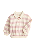 Pure Cotton Striped Rugby Shirt (0-5 Yrs)