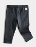 Cotton Blend Fleece Lined Leggings (0-3 Yrs)