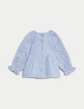 2pc Pure Cotton Floral Outfit (0-3 Yrs)