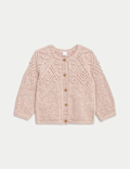 Pure Cotton Patterned Cardigan (0-3 Yrs)