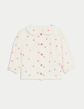 2pc Cotton Rich Heart Embroidered Outfit (0-3 Yrs)