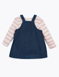 3 Piece Cotton Rich Floral Outfit (0-3 Yrs)