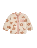 Floral Borg Jacket (0-3 Yrs)