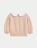 Cotton Rich Embroidered Sweatshirt (0-3 Yrs)