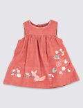 3 Piece Cotton Embroidered Dress (7lbs-3 Yrs)