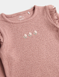 3 Pack Pure Cotton Jersey Floral Tops (0-5 Yrs)
