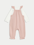 2pc Cotton Rich Dungarees (0-3 Yrs)
