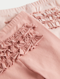 2pk Cotton Rich Leggings (0-3 Yrs)