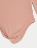 3pc Cotton Rich Heart Print Pinnie Outfit (0-3 Yrs)
