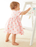 Pure Cotton Spot Dress
